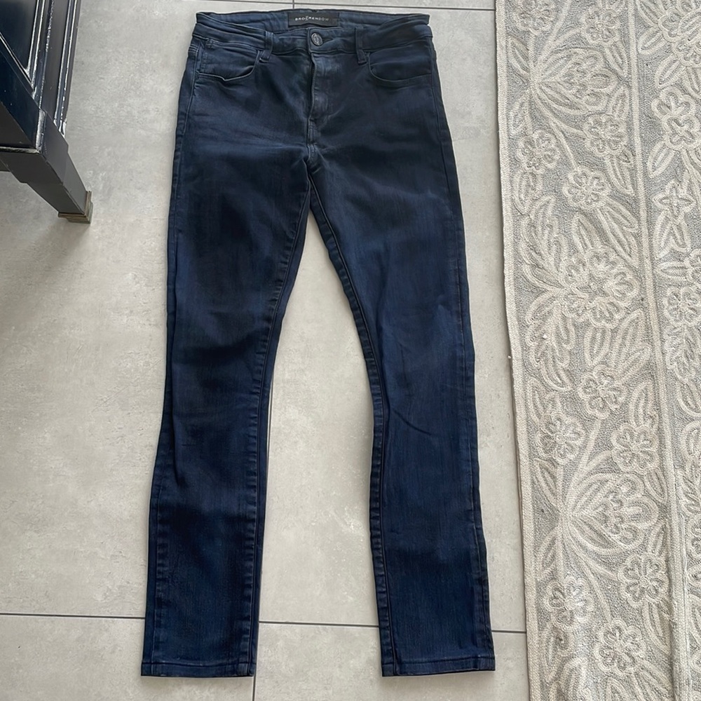 Brockenbow Emma Skinny medium waist blue jean size 25